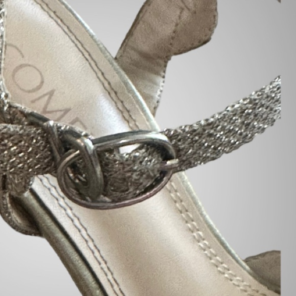 Comely Rhinestone Silver Heels - Picture 10 of 12